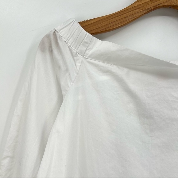 Free People Show Me Some Shoulder Off the Shoulder Cotton Top in White Size XS - Picture 7 of 12